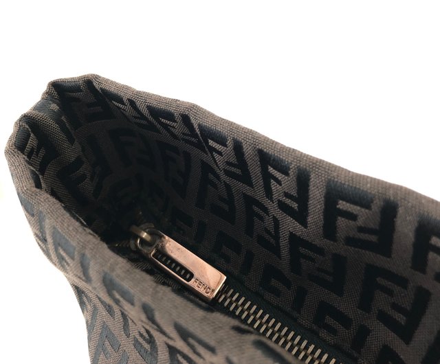日本直送 名牌中古包 】FENDI フェンディ ズッキーノ キャンバス