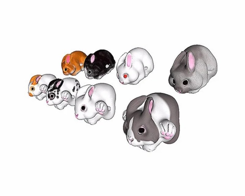 專為棕兔訂製的兔子手鍊 - 手鍊/手環 - 塑膠 多色