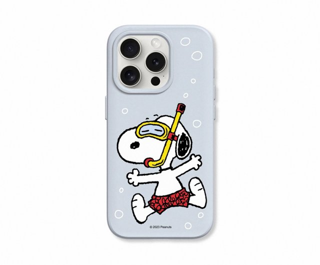 SNOOPY THE PEANUTS CHARLIE BROWN CARTOON iPhone 15 Plus Case Cover