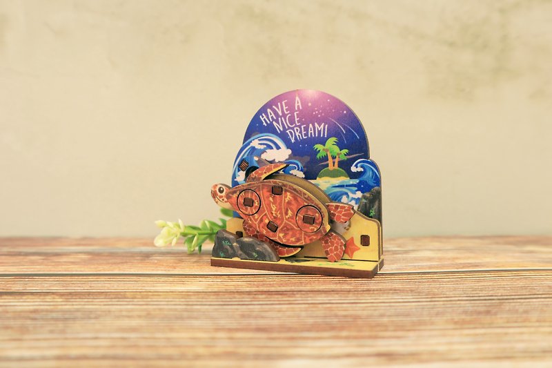 Have a nice dream turtle-movable DIY magnet | ornaments - Wood, Bamboo & Paper - Wood 