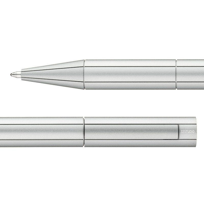 接縫油性ボールペン (アルミニウム) - 油性・ゲルインクボールペン - 金属 シルバー