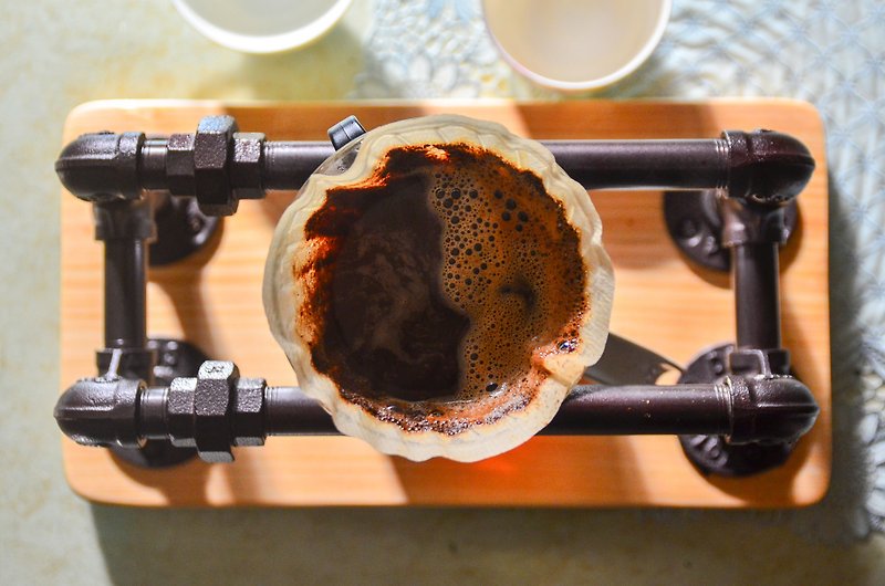 手沖咖啡座-手作檜木 - 咖啡杯/馬克杯 - 木頭 咖啡色