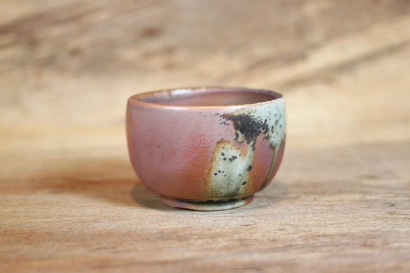 【聖誕禮盒】流釉落灰 柴燒茶杯 名家葉敏祥手工作品 聖誕節 - 茶具/茶杯 - 陶 