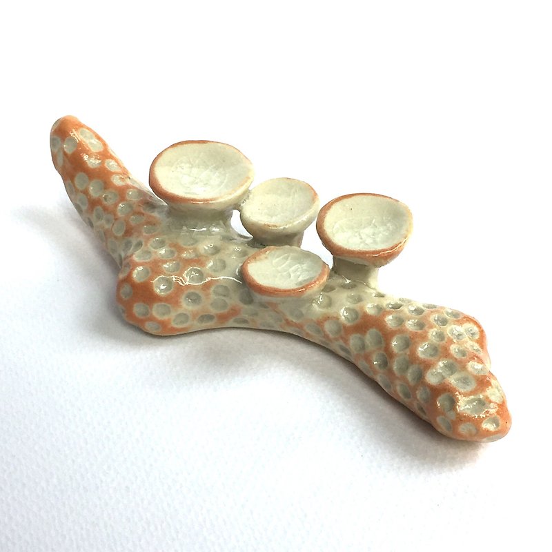 Stoneware Ceramic Coral Shape, Coral Shape Branch - Place Mats & Dining Décor - Porcelain White
