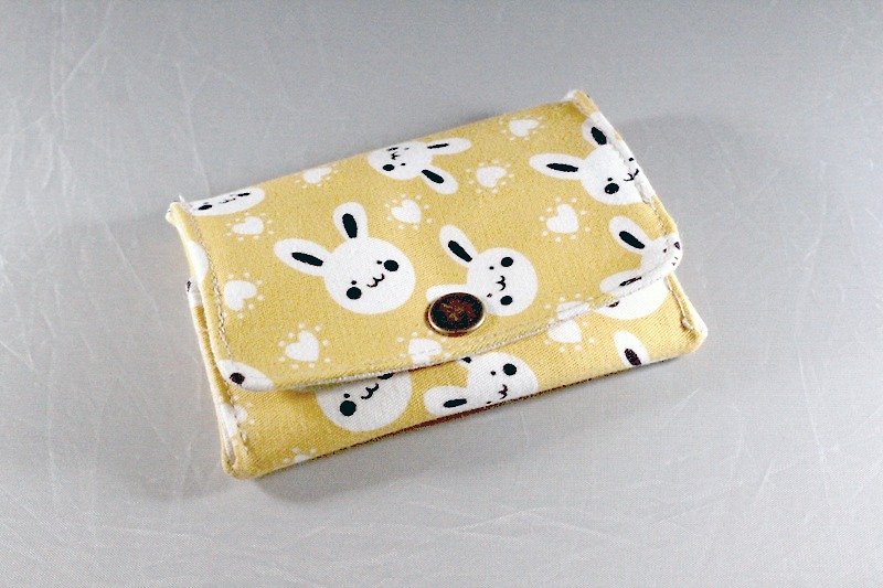 Small change packet - yellow rabbit - Coin Purses - Other Materials 
