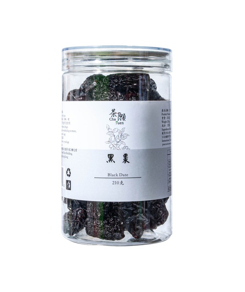 茶願 - 黑棗 210g 養血安神 補中益氣 - 茶葉/茶包/水果茶 - 其他材質 
