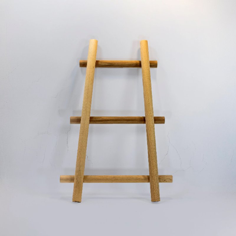 Self-assembly kit, set of: 30i=3 rungs; 40i=4 rungs or 50i=5 rungs. Wood ladder - ตะขอที่แขวน - ไม้ 