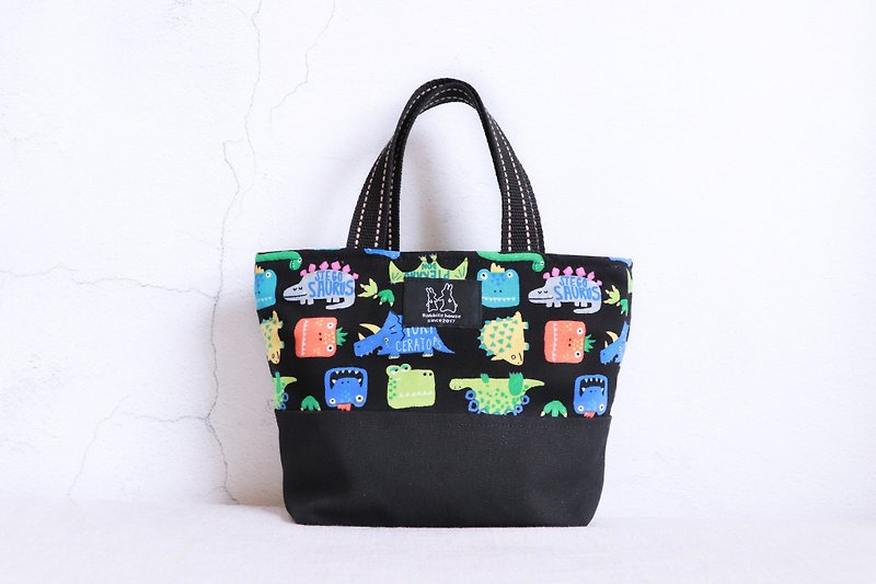 Dinosaur lightweight handbag - Handbags & Totes - Cotton & Hemp Multicolor