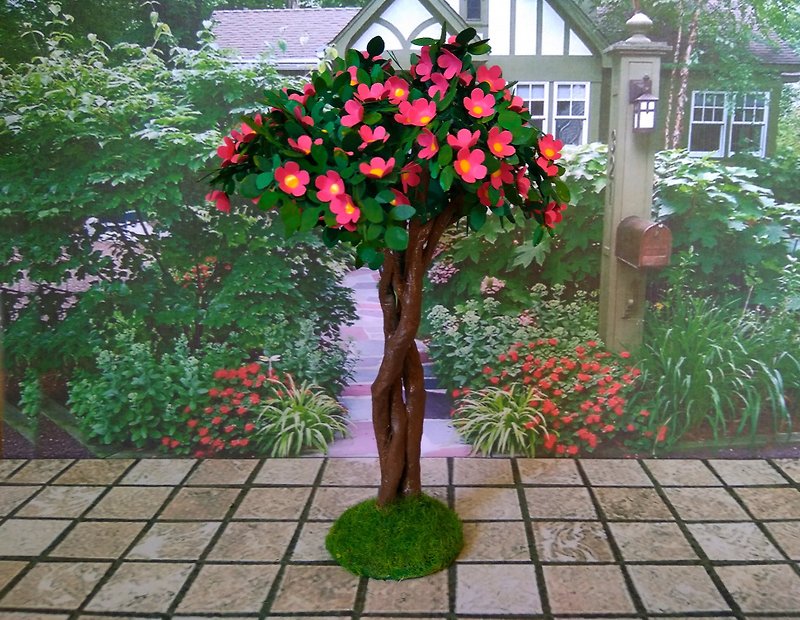 1:12 scale.Miniature tree for your doll garden or yard. - Stuffed Dolls & Figurines - Other Materials 