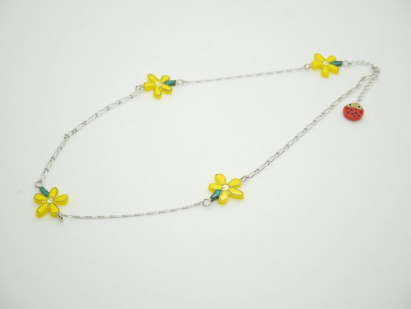 Gentian Necklace - Necklaces - Resin Yellow
