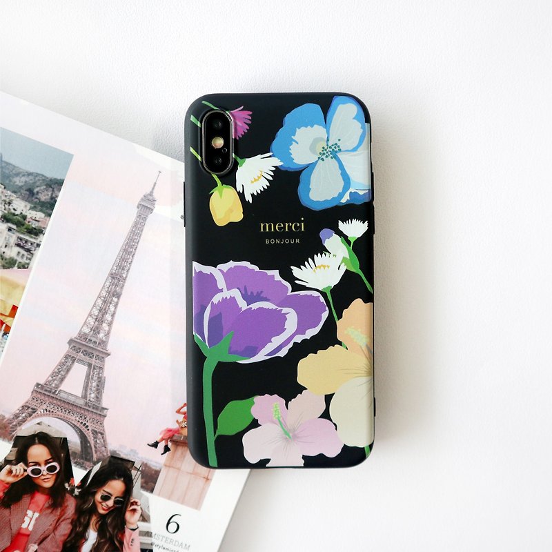 Mary Garden Black Phone Case - Phone Cases - Plastic Multicolor