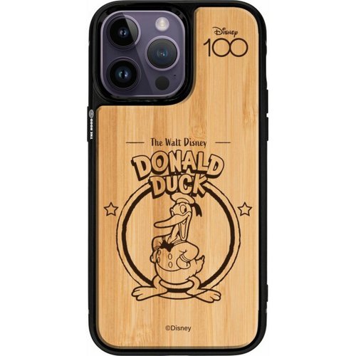 ディズニー100周年記念 ドナルドダック iPhone 15 Pro 天然木