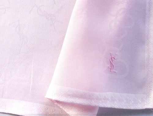 イヴ・サンローランのハート模様のフレアワンピース　ハンドメイド イヴ・サンローランのハート模様のフレアワンピース
