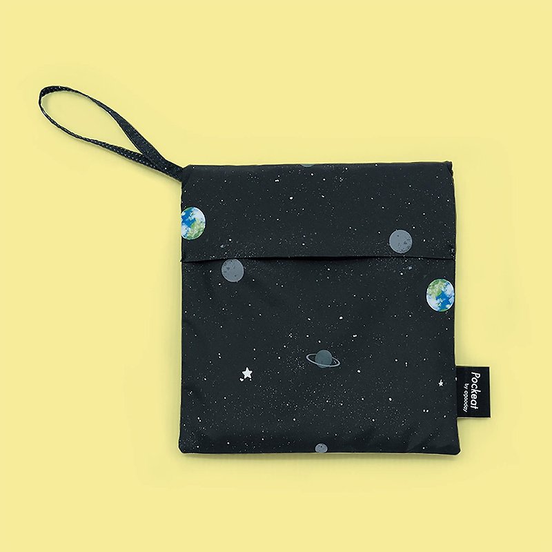 Good day | Pockeat Snack Bag-A Space Odyssey - กล่องข้าว - พลาสติก สีดำ