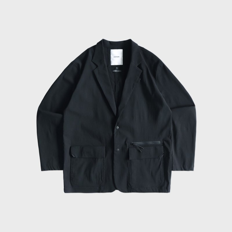 DYCTEAM - RAYON Nylon 微皺肌理紋機能_西裝外套 - 男西裝外套 - 其他材質 灰色