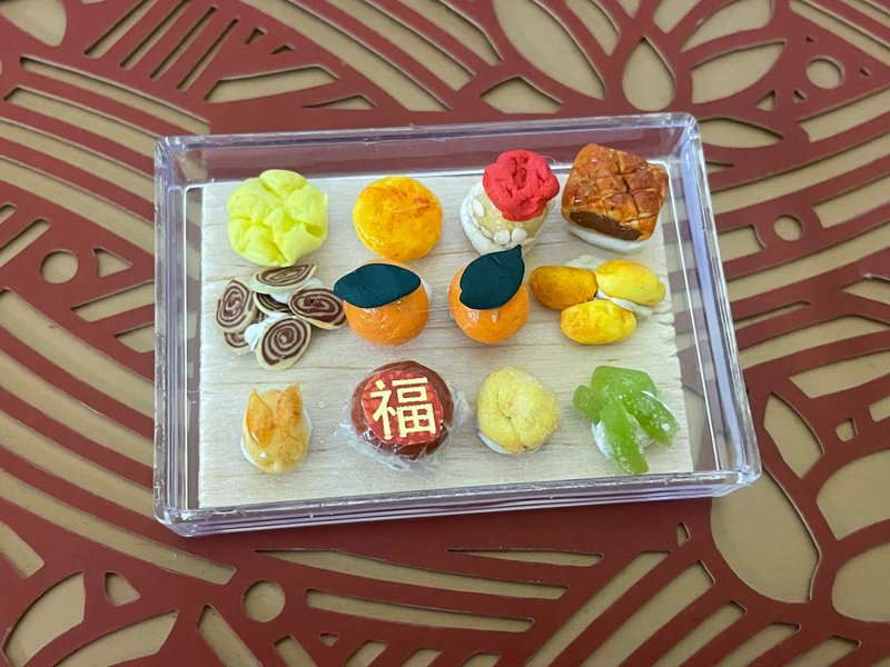 迷你袖珍中式糕點食玩_新春版 - 擺飾/家飾品 - 其他材質 