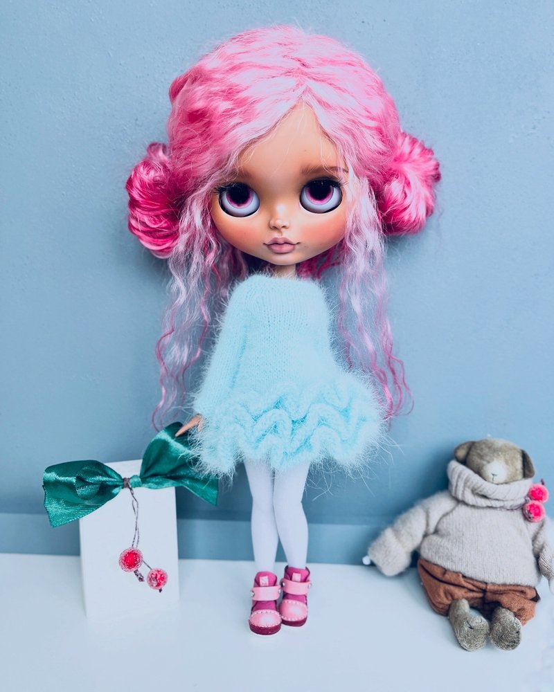 Custom Blythe doll - Stuffed Dolls & Figurines - Plastic Multicolor