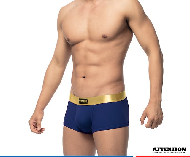 AttentionWear Gold Digger Trunks【Navy】│Mens Underwear, Swimwear, Trunks,  Jocks - Shop attentionwear Men's Underwear - Pinkoi