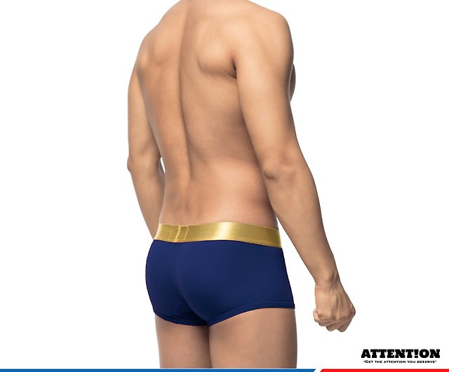 AttentionWear Gold Digger Trunks【Navy】│Mens Underwear, Swimwear, Trunks,  Jocks - Shop attentionwear Men's Underwear - Pinkoi