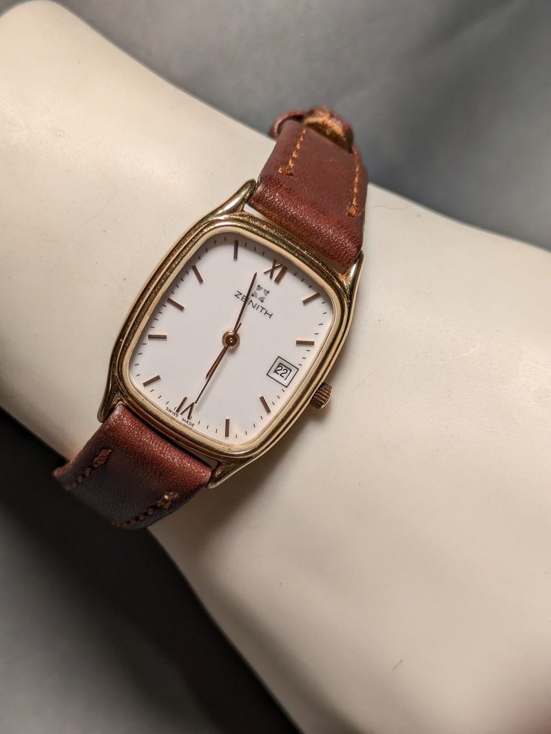 ZENTH 真力時 vintage quartz watch 古董石英錶 - 女錶 - 其他金屬 金色