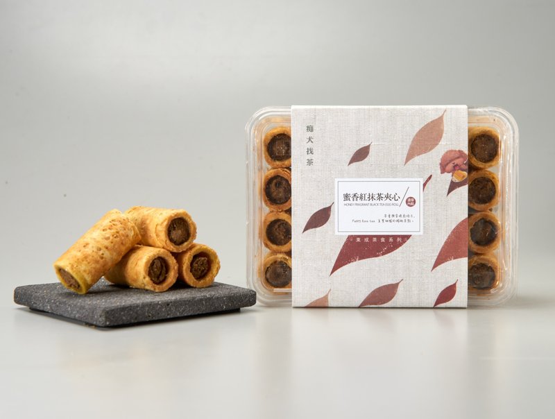 【東成茶葉】痴犬找茶系列---蜜香紅抹茶夾心蛋捲 - 蛋糕/甜點 - 其他材質 