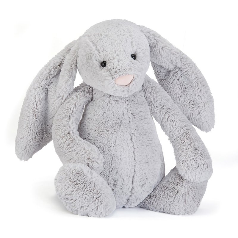 Jellycat Bashful Silver Bunny 51cm - ตุ๊กตา - เส้นใยสังเคราะห์ สีเงิน