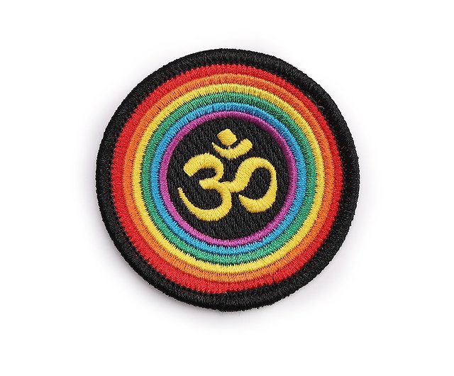Embroidered Fabric Stickers YOGA Series (Four Designs)