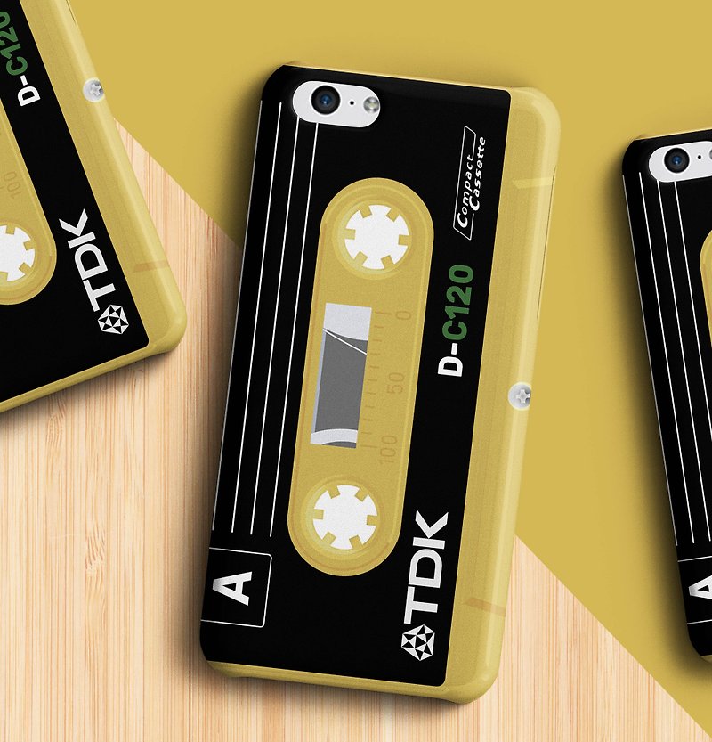 TDK Cassette - Mustard Phone case - เคส/ซองมือถือ - พลาสติก หลากหลายสี