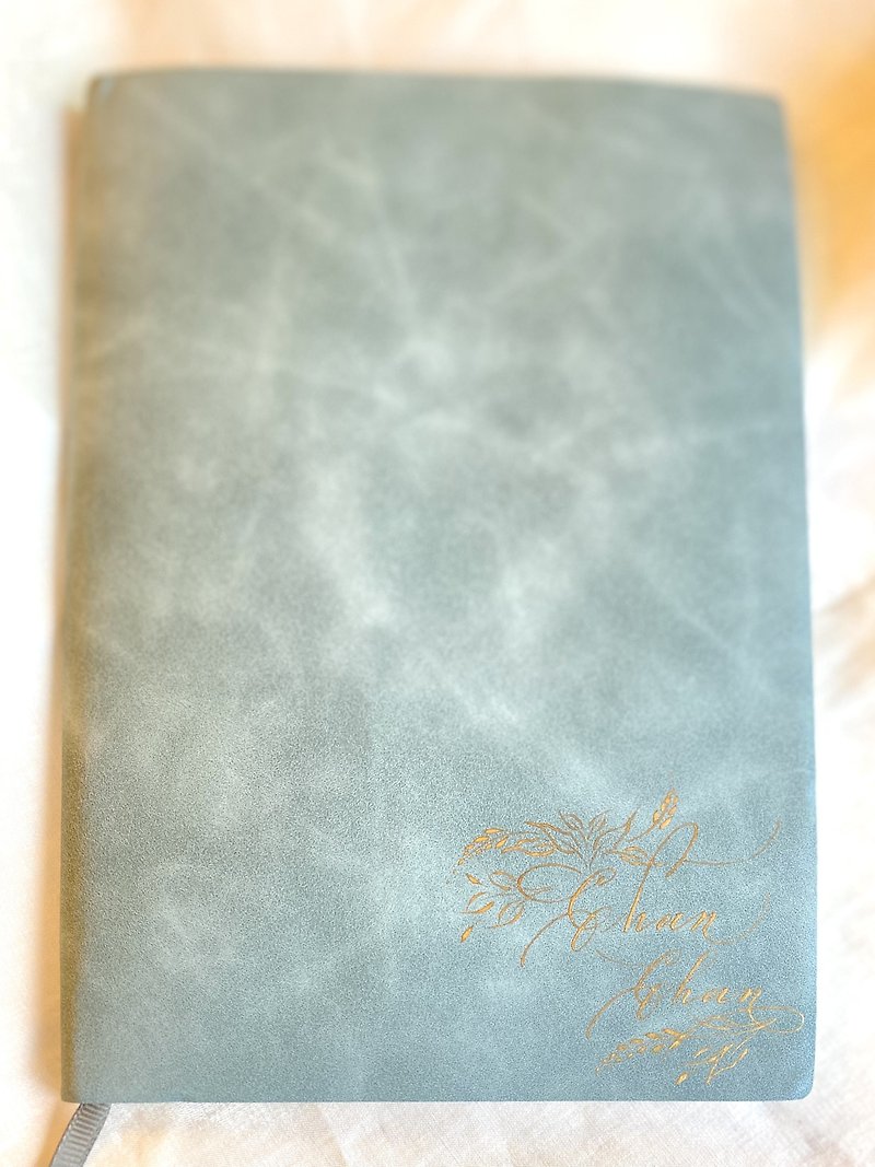 Customized cow grain leather B5 A5 A6 A4 hand account diary notebook diary notepad - สมุดบันทึก/สมุดปฏิทิน - กระดาษ สีนำ้ตาล