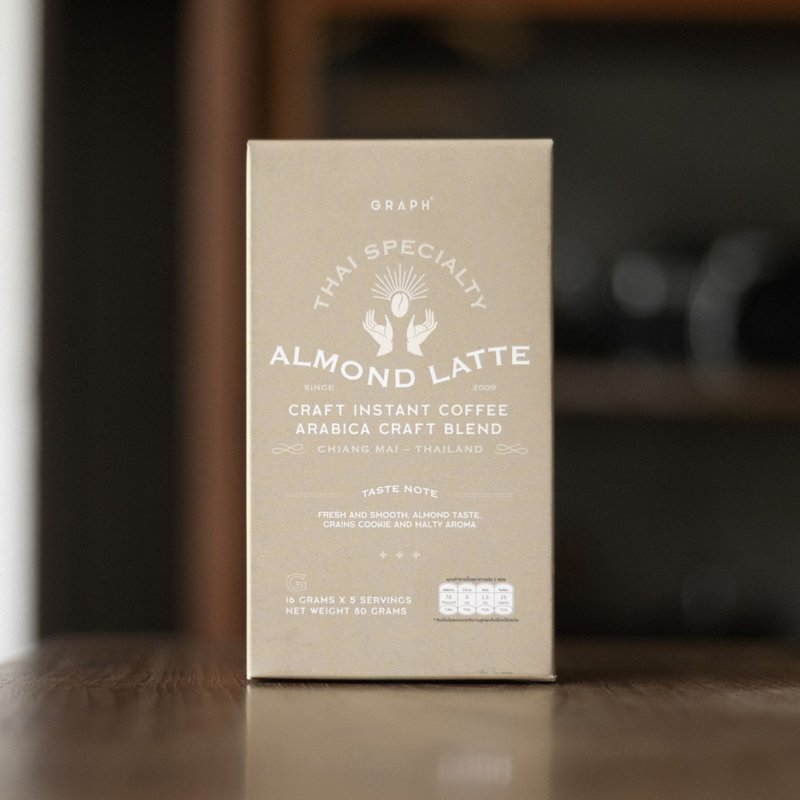 GRAPH | ARABICA INSTANT COFFEE - ALMOND LATTE - 咖啡/咖啡豆 - 其他材質 