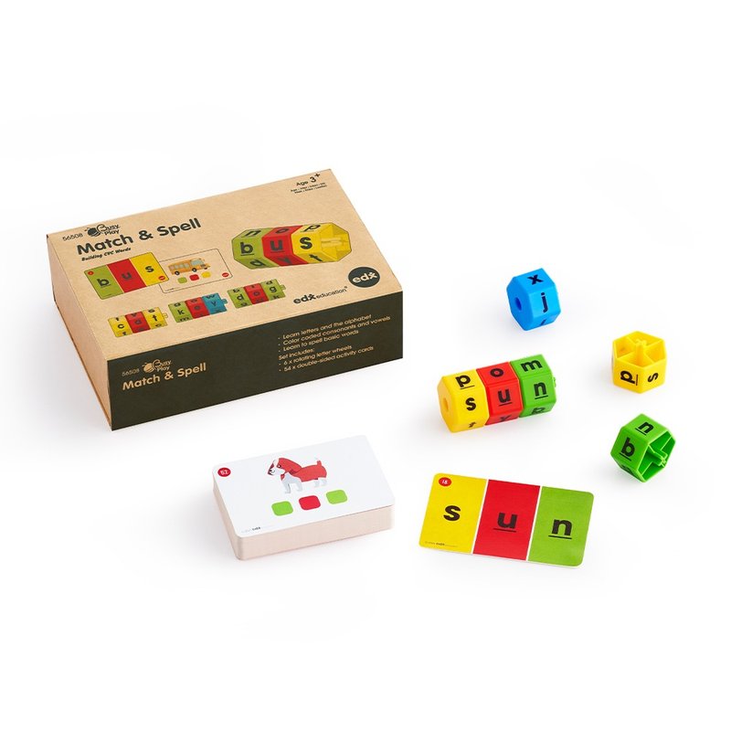 忙著玩-單字拼讀遊戲組(56508) 生日禮物 聖誕禮物 兒童益智玩具 - 寶寶/兒童玩具/玩偶 - 塑膠 