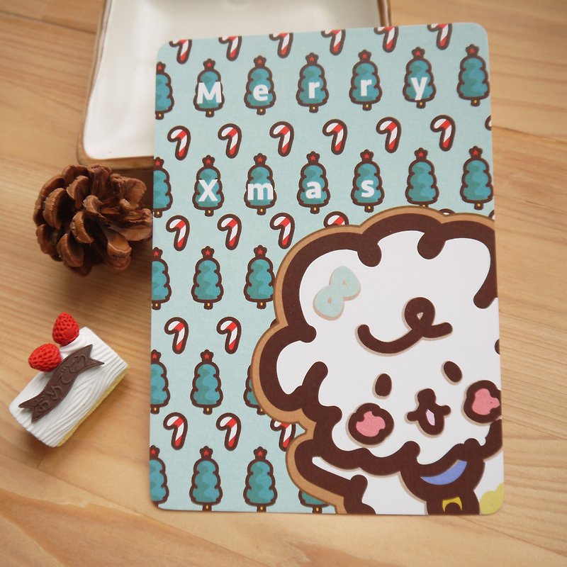 Christmas Card / Lamb Biscuits - การ์ด/โปสการ์ด - กระดาษ สีเขียว