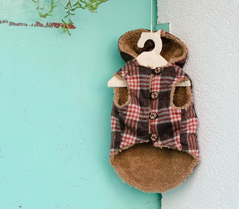 [Small footprint] Autumn For Dear hair children's warm jacket - Clothing & Accessories - Cotton & Hemp Brown