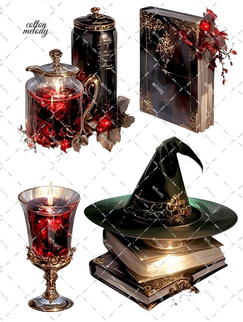 original sticker no.S99 人物ステッカー オリジナル人物ステッカー ステッカー cotton melody ミニステッカー - 貼紙 - 紙 