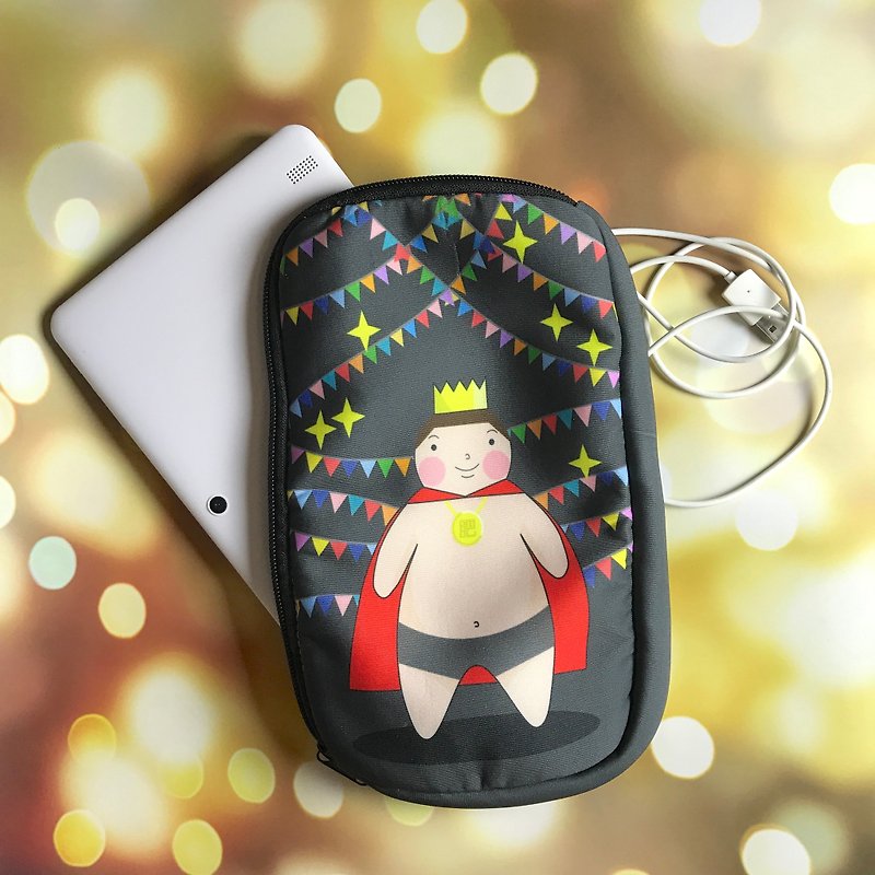 Fat Boy Lok Zipper Pouch Bag  – Fat Boy Lok Kingdom - กระเป๋าหูรูด - เส้นใยสังเคราะห์ หลากหลายสี