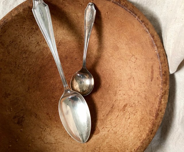 Tiffany 純銀鍍金 Palm モノグラム スプーン