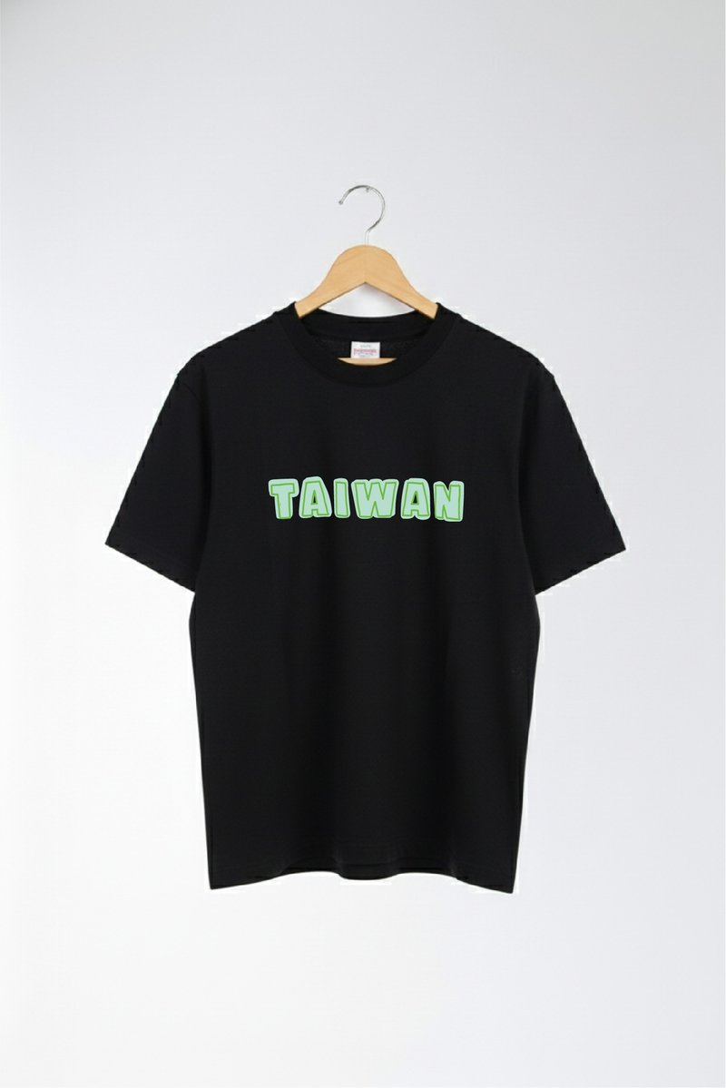 TAIWAN 英文字 短T | A037 - 男装 T 恤 - 棉．麻 多色