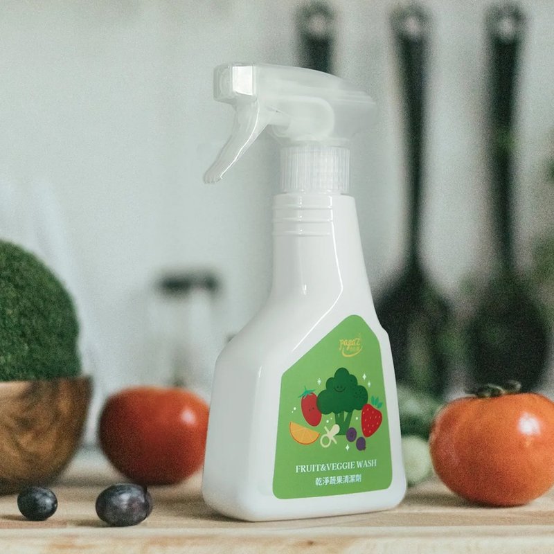 [Afraid of getting dirty] Clean Fruit and Vegetable Cleaner 400ML - Other - Other Materials Green