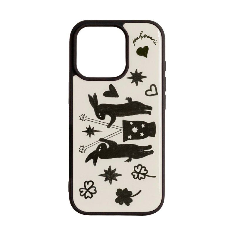 Wish Come True (cream) Phone Case - 手機殼/手機套 - 其他材質 黑色