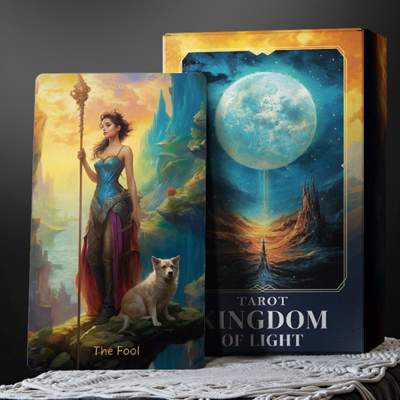 光明王國塔羅牌 Kingdom of Light tarot 初學者卡牌 - 桌遊/卡牌 - 紙 多色