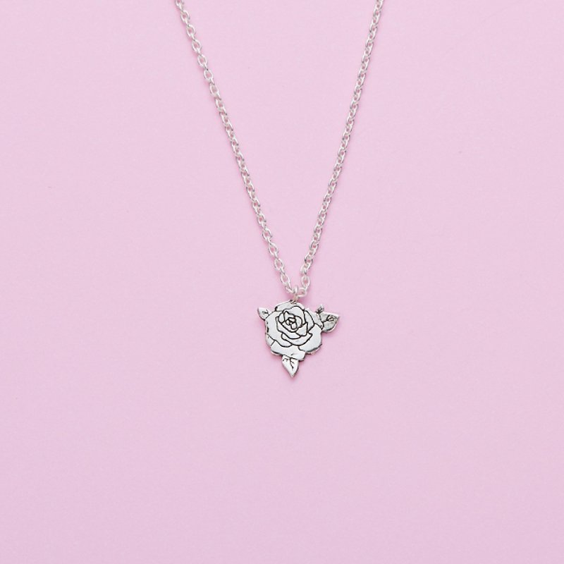 Necklace Rose - Necklaces - Sterling Silver 