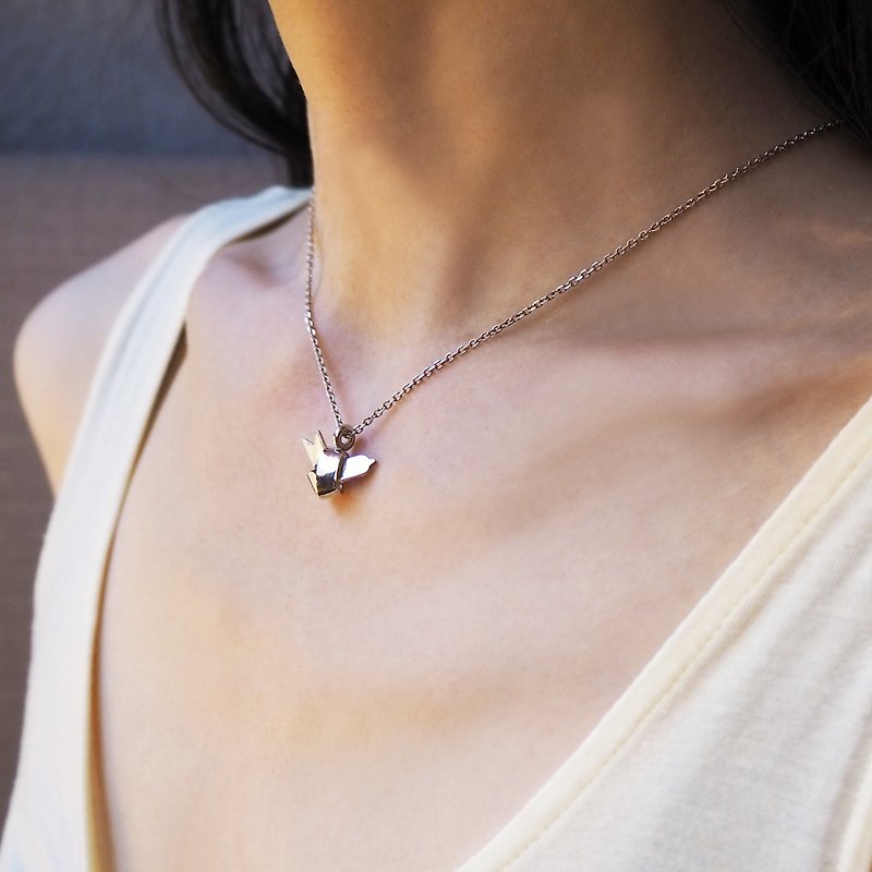 bird a necklace - Necklaces - Silver Silver
