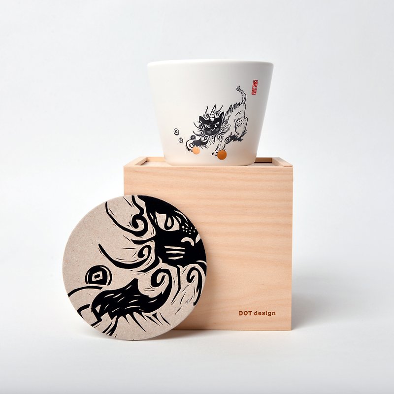 Shen-Shou ChoKo Cup- Pixiu-Autumn - Teapots & Teacups - Porcelain 