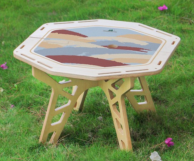 Morixonマジックフォレスト八角形テーブル台湾製キャンプテーブルmt 7 8のんびり塗装 水しぶきインク ショップ Morixon アウドドア専門 キャンプ ピクニック Pinkoi