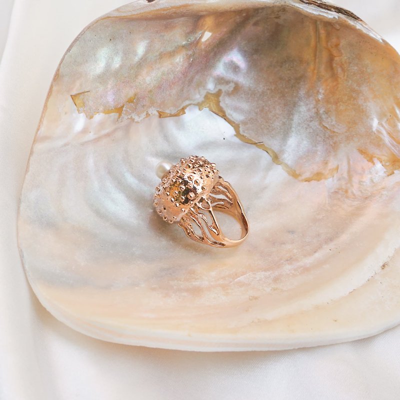 Sea urchin ring - 戒指 - 銅/黃銅 