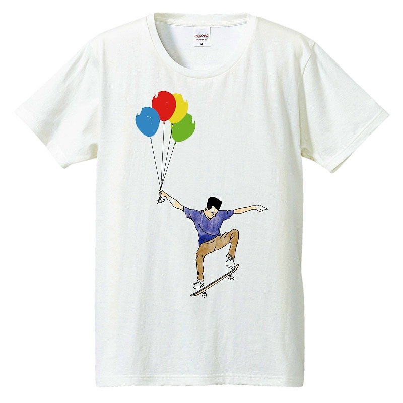 Tシャツ / UP 2 - T 恤 - 棉．麻 白色