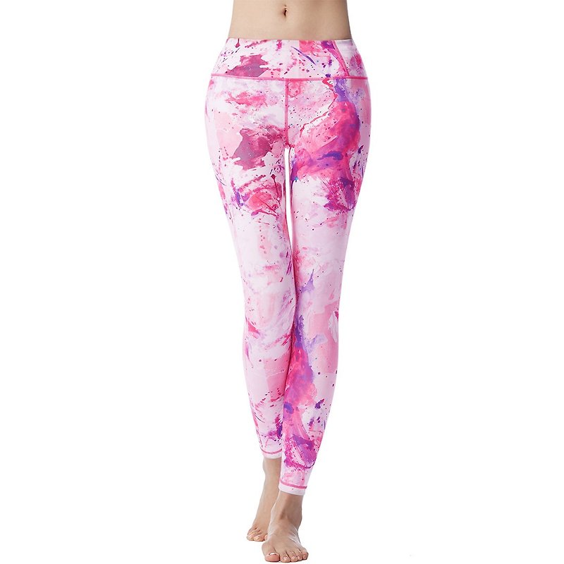 [MACACA] beautiful shape small buttocks flight color trousers - AUE7452 pink - Women's Yoga Apparel - Nylon Pink