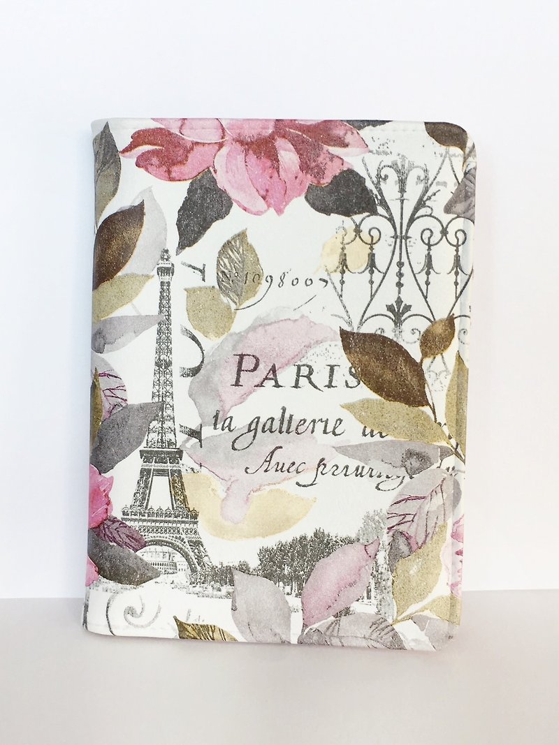 Hand-made gift multi-purpose passport package spring paris - ที่เก็บพาสปอร์ต - หนังแท้ 