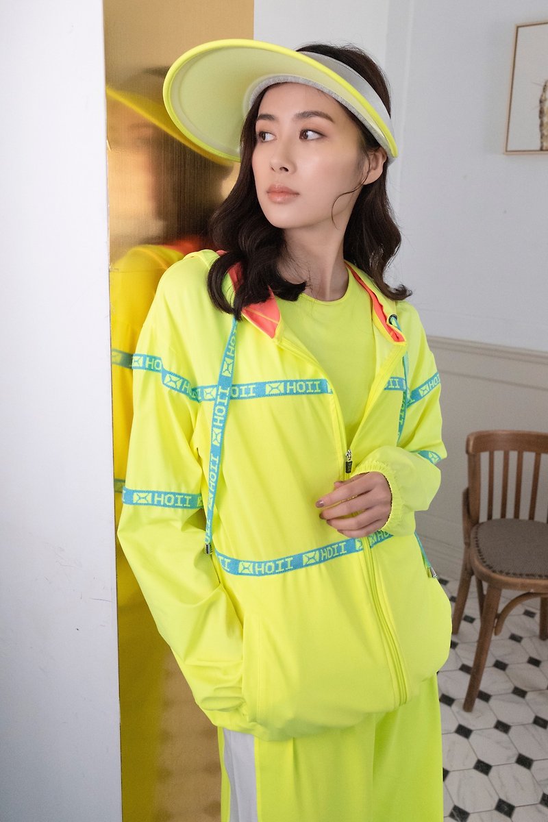 【HOII】Fashion Glossy Full Protection Visor - Yellow
