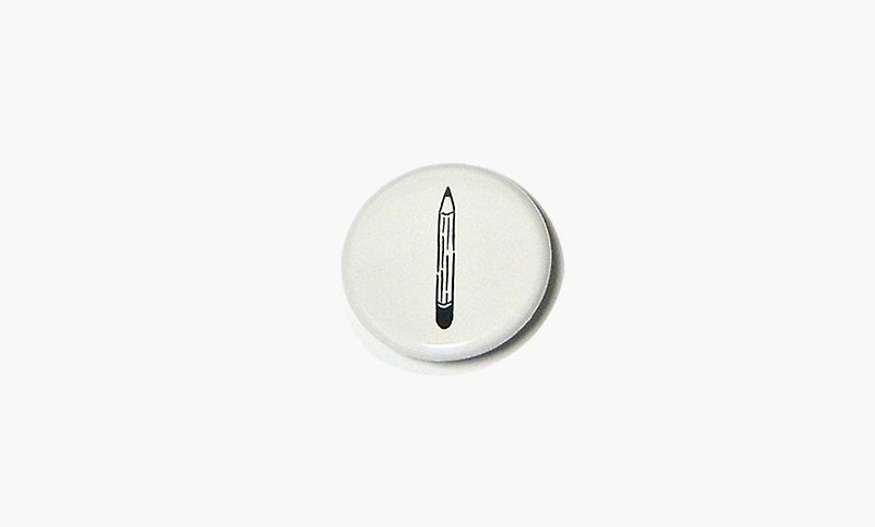 NORITAKE – Pencil Badge - เข็มกลัด/พิน - โลหะ ขาว